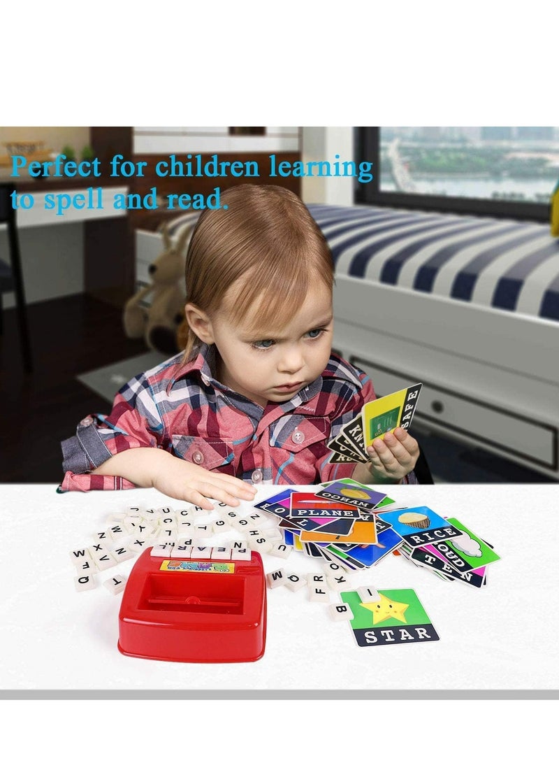 Learning Toys for Kids Matching Letter Game Educational Toys with Flash Cards Spelling Game - Image 3