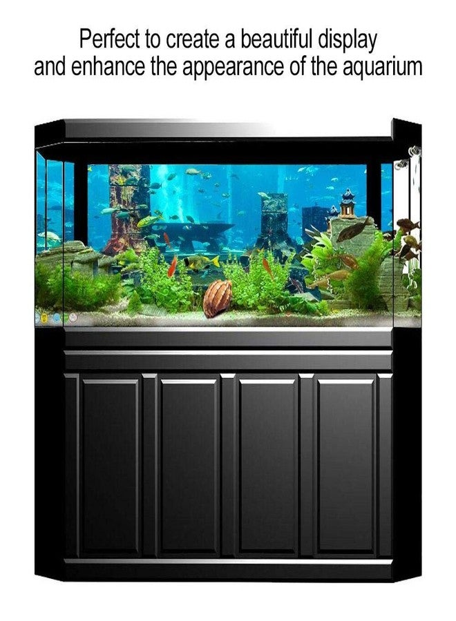 Fdit PVC Aquarium Background Underwater Poster Fish Tank Wall Decorations Sticker for Aquarium (61 * 41cm) - Image 5