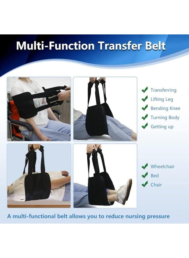 1pcs 31.1in Padded Bed Transfer Nursing Sling for Patient, Elderly Safety Lifting Aids Home Bed Assist Handle Back Lift Mobility Belt for Patient Care - Image 3