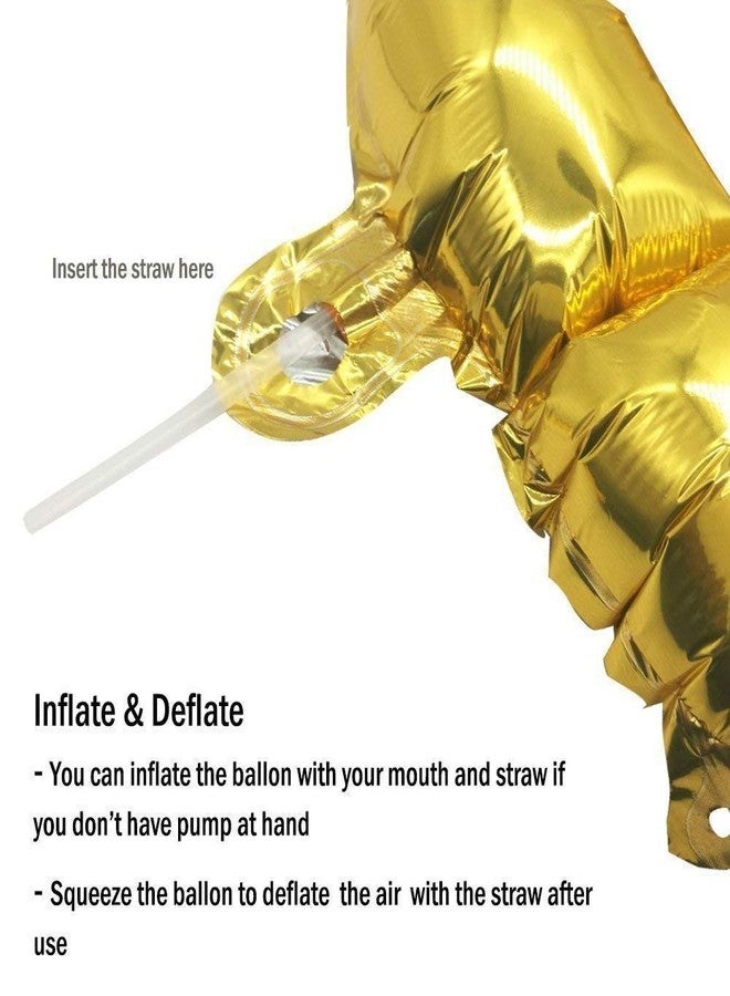 Prokart 16inch Birthday Foil 25 Number Helium Balloon Party Decoration Golden Pack of 2 |25 No. Balloons Birthday/Anniversary |Twenty Five Number - Image 2
