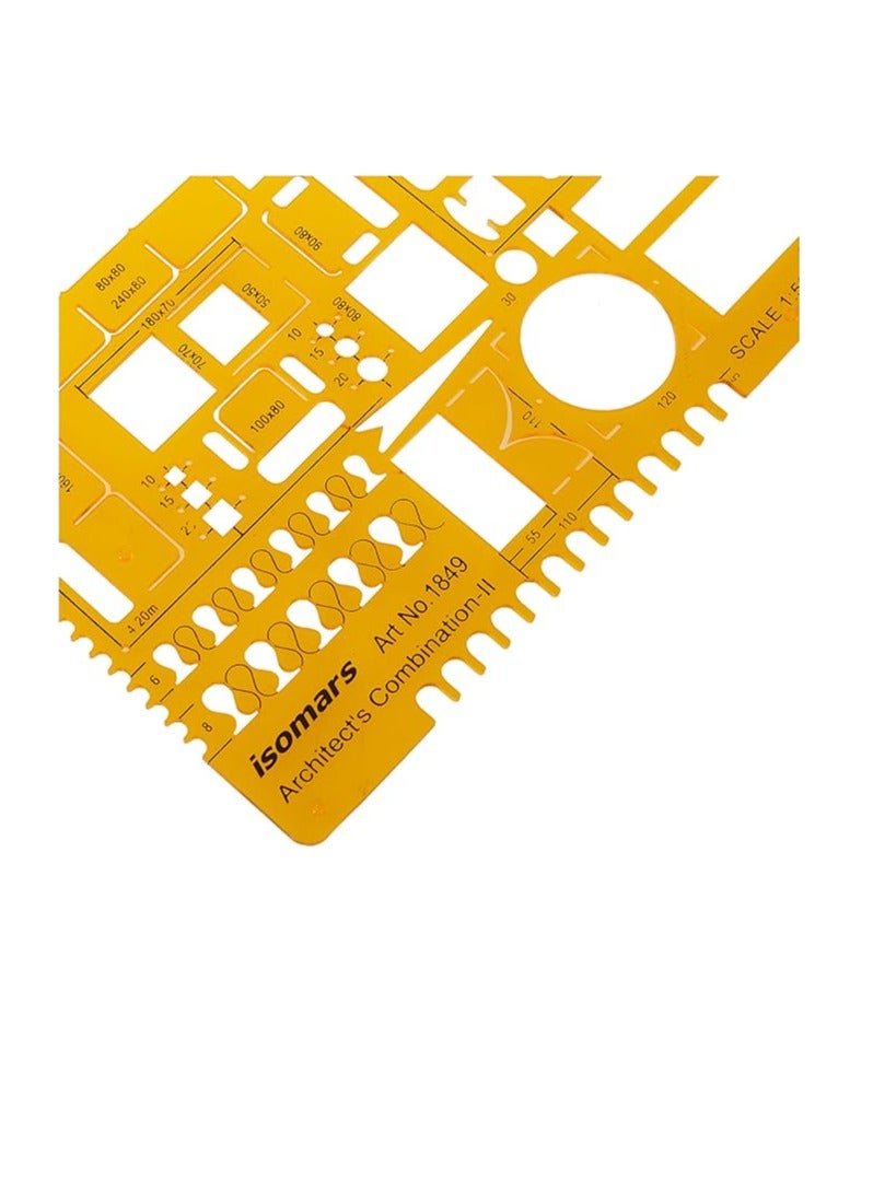 Isomars Sablon Architect Combination 1:50 Scale, Orange - Image 2