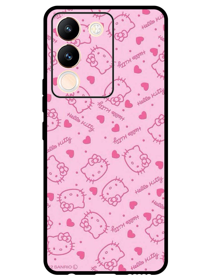 Theodor Protective Case Anti Scratch Shock Proof Bumper Cover For Vivo Y200 Hello Kitty Tags - Image 1