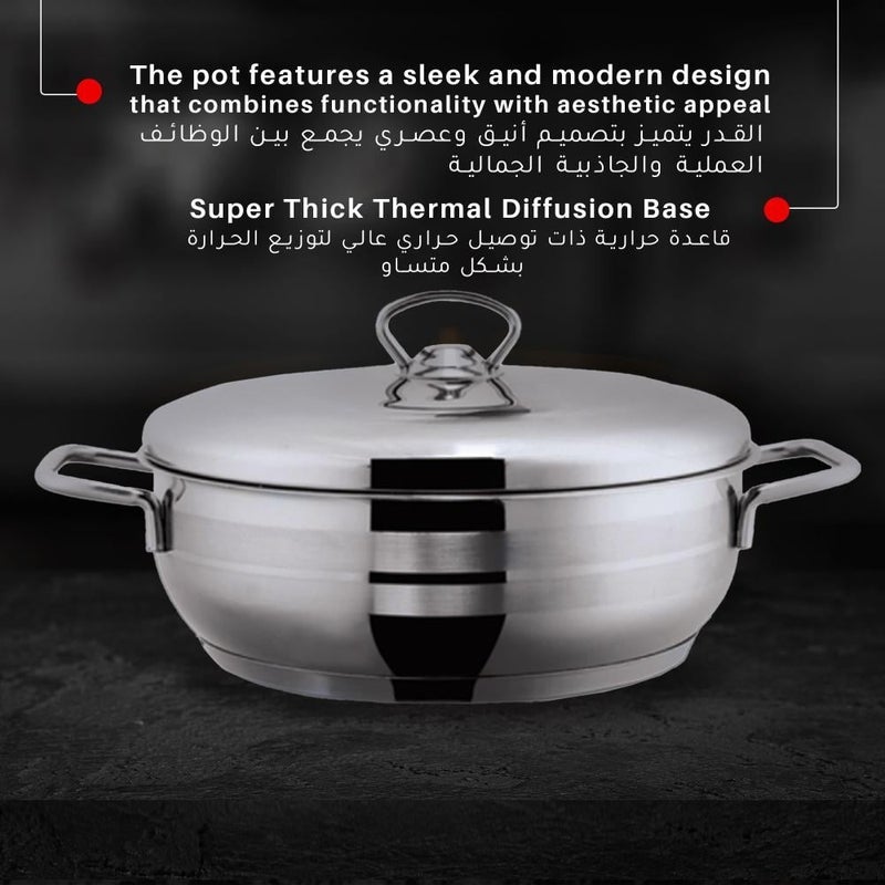 mister cook MISTERCOOK 9-Piece Stainless Steel Cookware Set – Model BA1900 (Induction Compatible) - Image 5