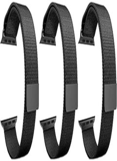 Strap Watch magnetic 3 pieces For Apple Watch size 42/44 black