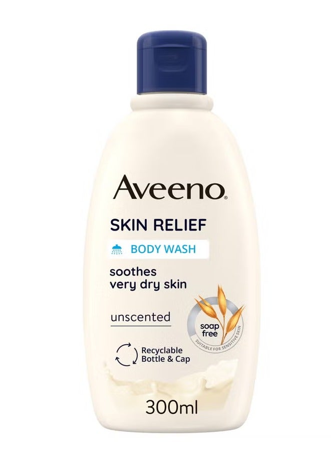 Aveeno Skin Relief Wash & Lotion Duo for Very Dry Skin 600ml Mega Bundle - Image 3