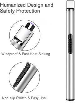 LENND Candle Lighter, Electric Arc Lighter with Safe Protector Button, USB Rechargeable Lighter  - Image 5