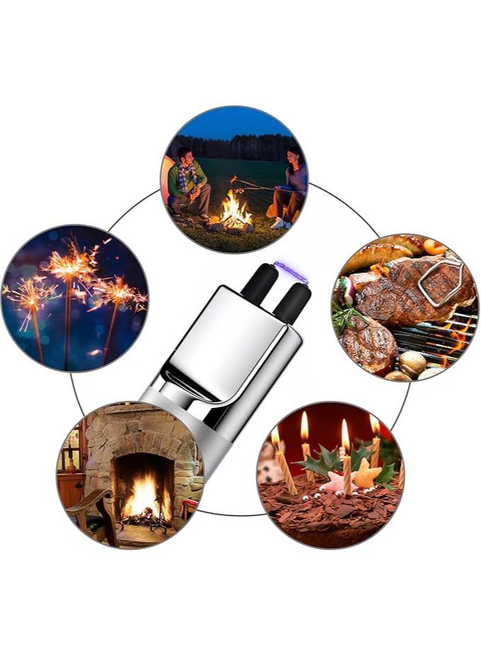 LENND Candle Lighter, Electric Arc Lighter with Safe Protector Button, USB Rechargeable Lighter  - Image 2