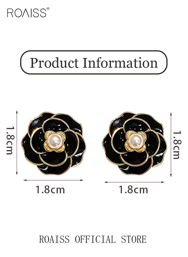 roaiss - Women Earrings Stylish Design Simple and Versatile Highlight Personal Temperament and Charm Small Earrings - Image 1