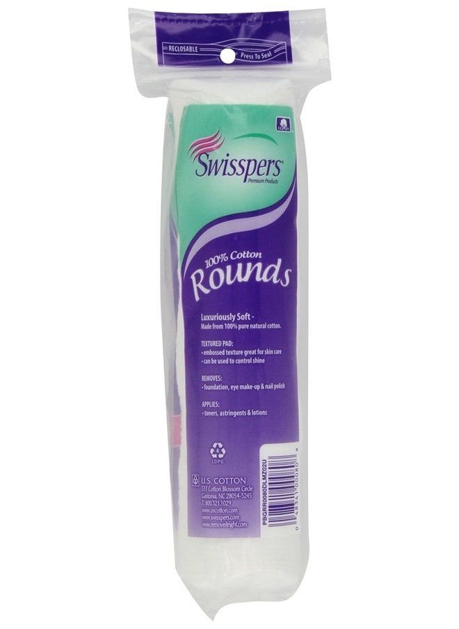 Swisspers Multicare Cotton Rounds, 80 Count  - Image 2