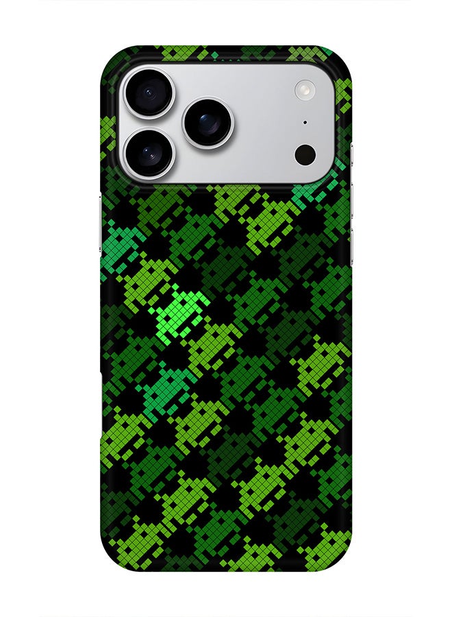 For iPhone 17 Pro Max,Case, [Compatible with MagSafe] Magnetic cover Slim fit Protection Matte, - Invader Matrix