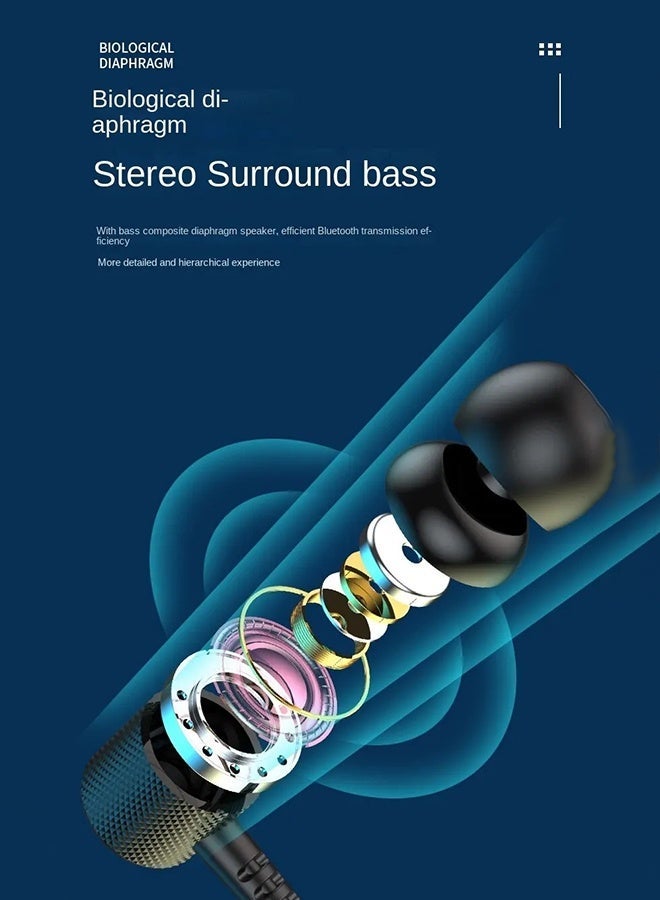 Bluetooth Earphones Wireless Headphones Magnetic Sport Neckband Neck-hanging TWS Earbuds Wireless Blutooth Headset - Image 4