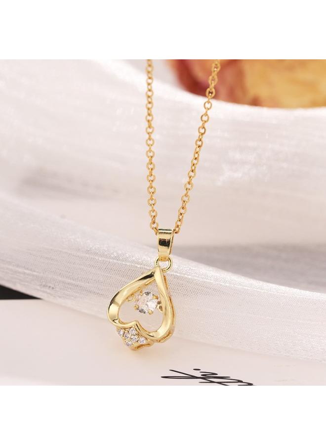 New Necklace Titanium Steel Non-fading Women's Fashion Simple Niche Design Sense Jewelry Necklace Women's All-match High Sense 