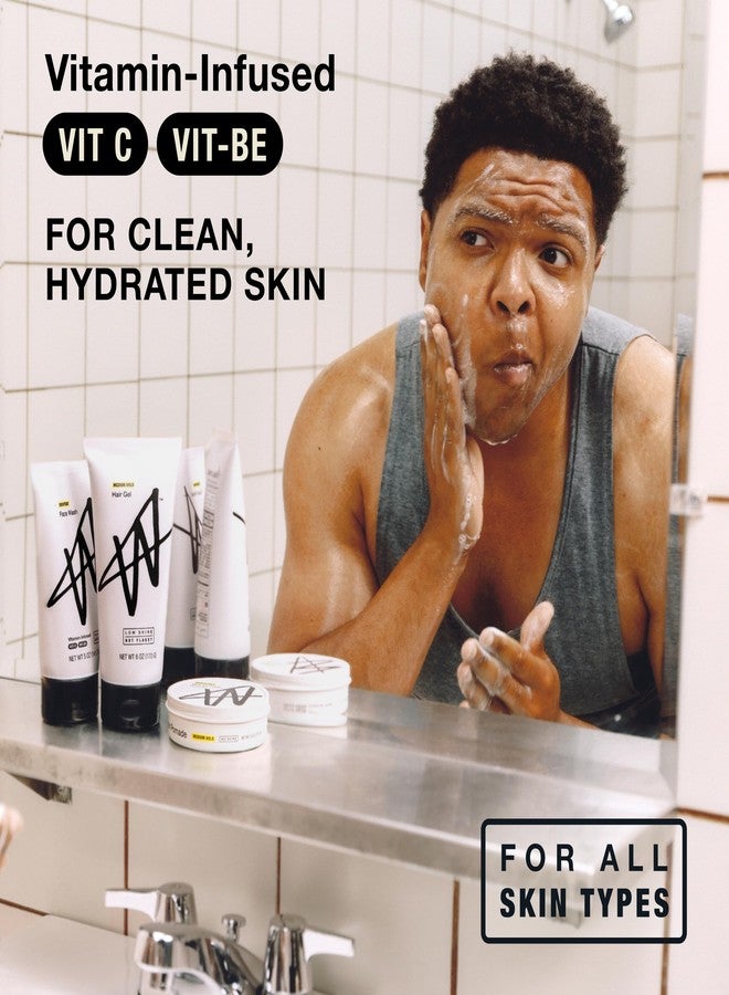 W By Jake Paul Everyday Mens Face Wash, Exfoliating, Face Cleanser for Men, For All Skin Care Needs, Unscented, 5 fl oz - Image 3