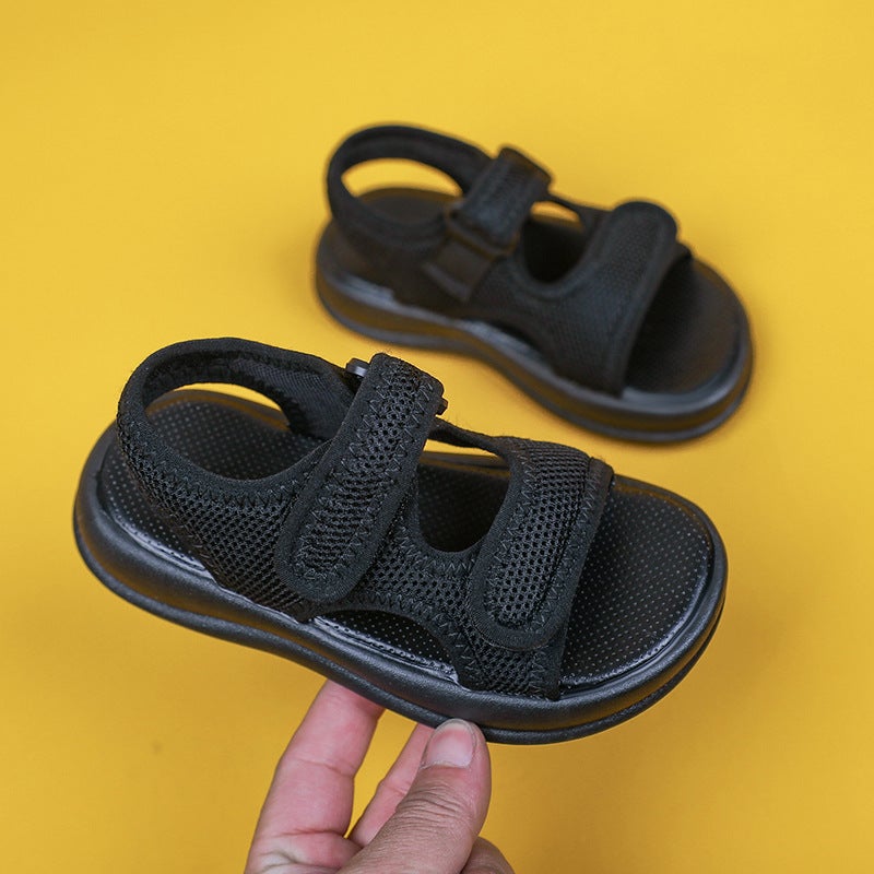 Lightweight Fashionable Beach Shoes Children'S Shoes Summer Korean Style Breathable Baby Shoes Boys And Girls Sandals Velcro Anti-Slip - Image 4