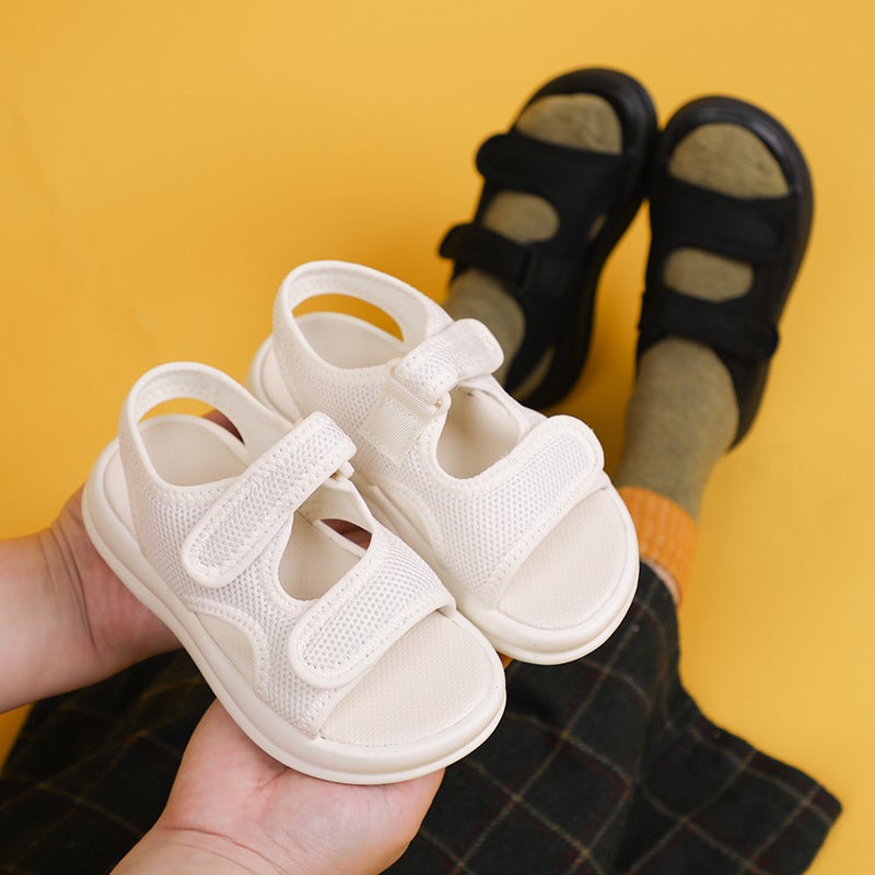 Lightweight Fashionable Beach Shoes Children'S Shoes Summer Korean Style Breathable Baby Shoes Boys And Girls Sandals Velcro Anti-Slip - Image 2