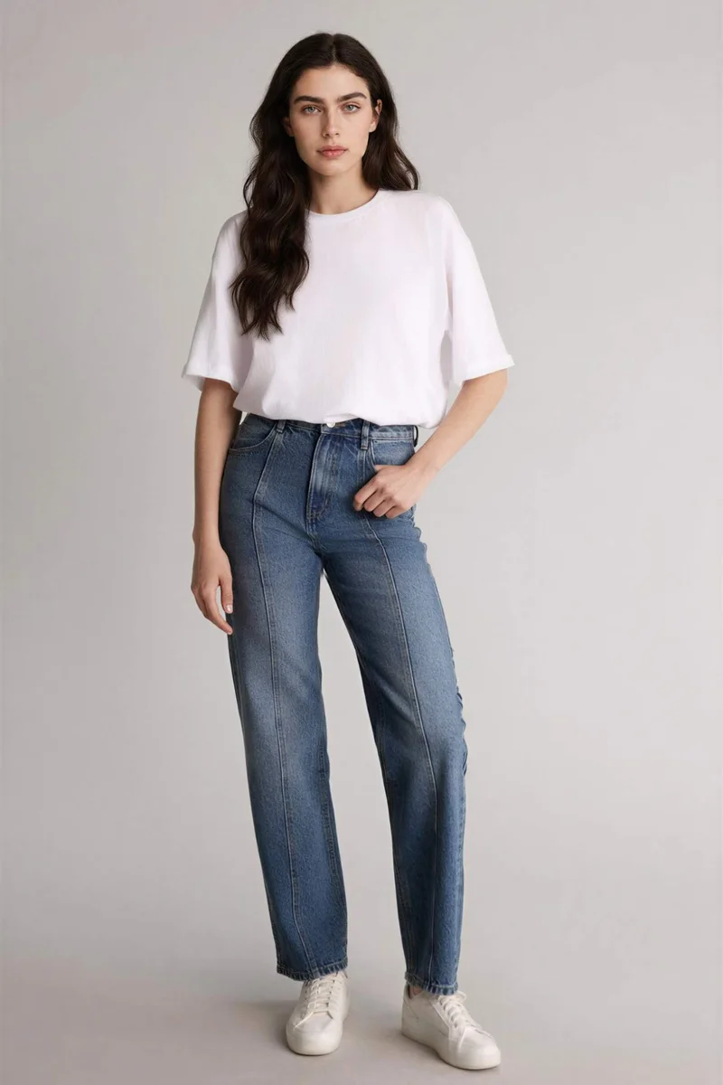 Regular Hem 90’s Jeans