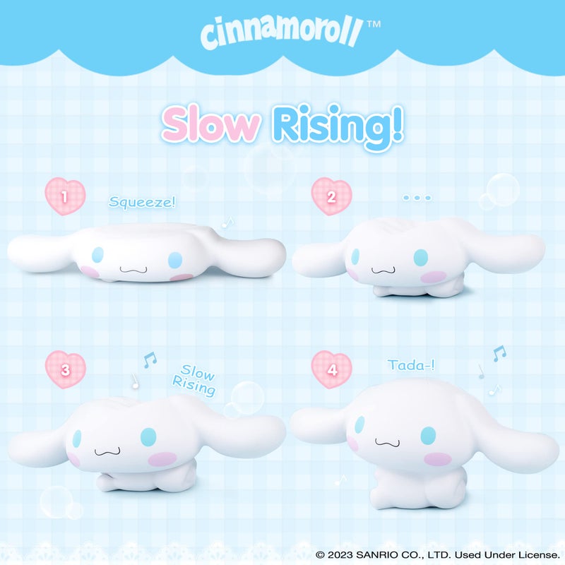 Hamee Sanrio Hello Kitty and Friends Cinnamoroll Jumbo Squishy Toy Slow Rising Cute SquiSHU Sweet Cotton Candy Scented Birthday Gift Bags, Party Favors, Gift Basket Filler, Stress Relief - Image 2