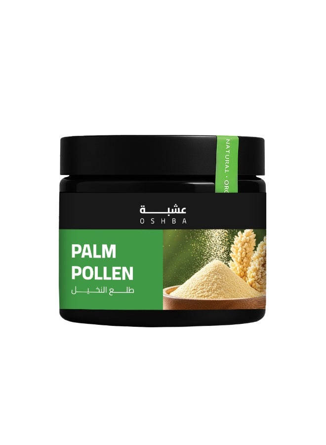 Oshba Natural Palm Pollen - 100% Pure & Organic - 100g - For Vitality & Reproductive Support