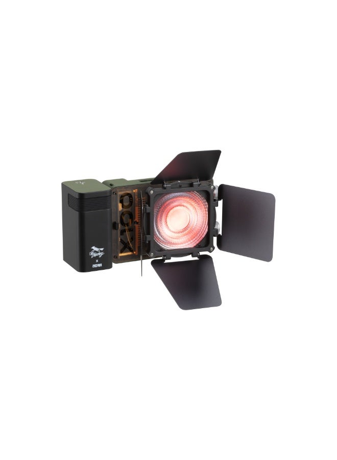 ZHIYUN Video Light Modifier Pack Four-Leaf Baffle Modify The Light Angle be Used with Mini Lens Reflector for X100 RGB, X100 Bi-Color, CX100, CX50, X60 - Image 4