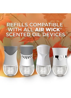 Air Wick Air Wick Plug in Scented Oil Refill, 10 ct, Apple Cinnamon, Air Freshener, Essential Oils, Fall Scent, Fall decor  - Image 2