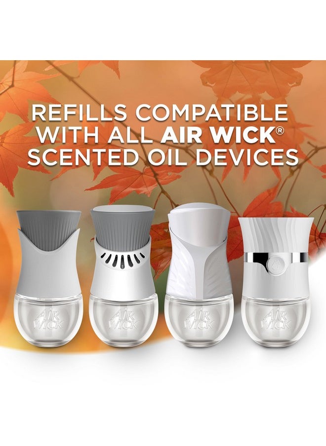 Air Wick Air Wick Plug in Scented Oil Refill, 10 ct, Apple Cinnamon, Air Freshener, Essential Oils, Fall Scent, Fall decor  - Image 2