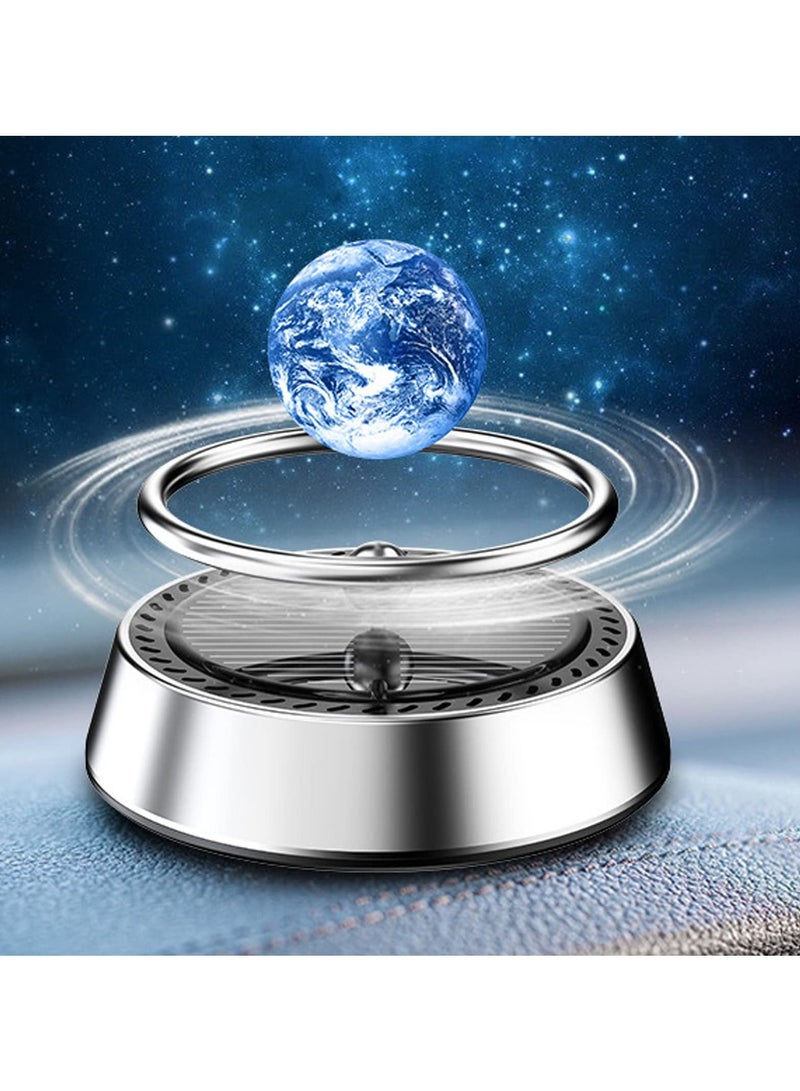 SYOSI Car Air Freshener, Car Aromatherapy Diffuser Solar Rotating Car Air Freshener Diffuser Car Interior Decor Natural Long-lasting Fragrance Aromatherapy - Image 2