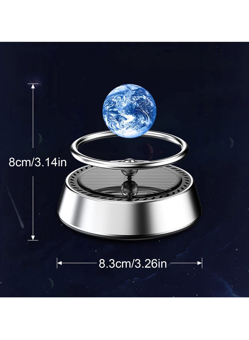 SYOSI Car Air Freshener, Car Aromatherapy Diffuser Solar Rotating Car Air Freshener Diffuser Car Interior Decor Natural Long-lasting Fragrance Aromatherapy - Image 3