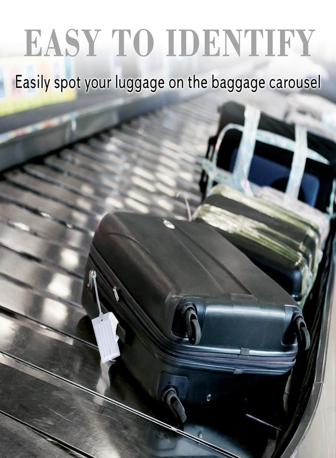 Sodsay 10 Pack Luggage Tags for Suitcases, PVC Travel Bag ID Label Tags, Airplane Travel Essentials for Flying, Luggage Accessories by Sodsay - Image 5
