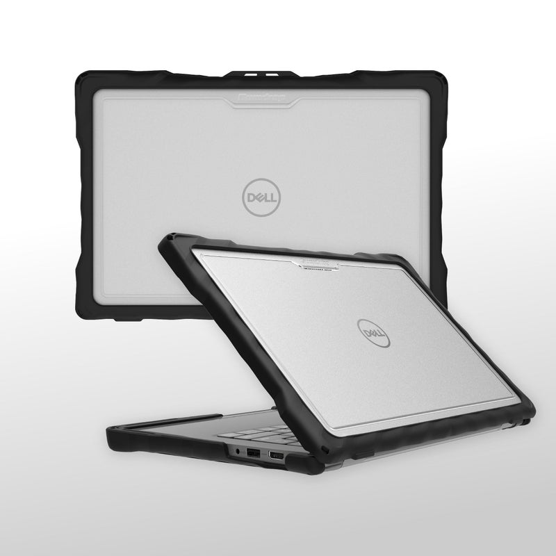 Gumdrop Cases Gumdrop DropTech Custom Case Dell Latitude 5440|5450 Precision 3480 Clamshell-Drop Tested Protection Rubberized Thread on Sides Seamless Asset Tagging Snap in Installation for School or Work-Black - Image 1