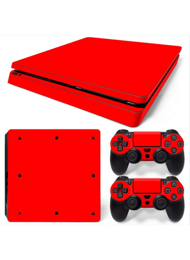 Ps4 Slim Film Sticker Color Stickers PS4slim Thin Version Machine Body Sticker Seamless Film HD Printing-Color:3a