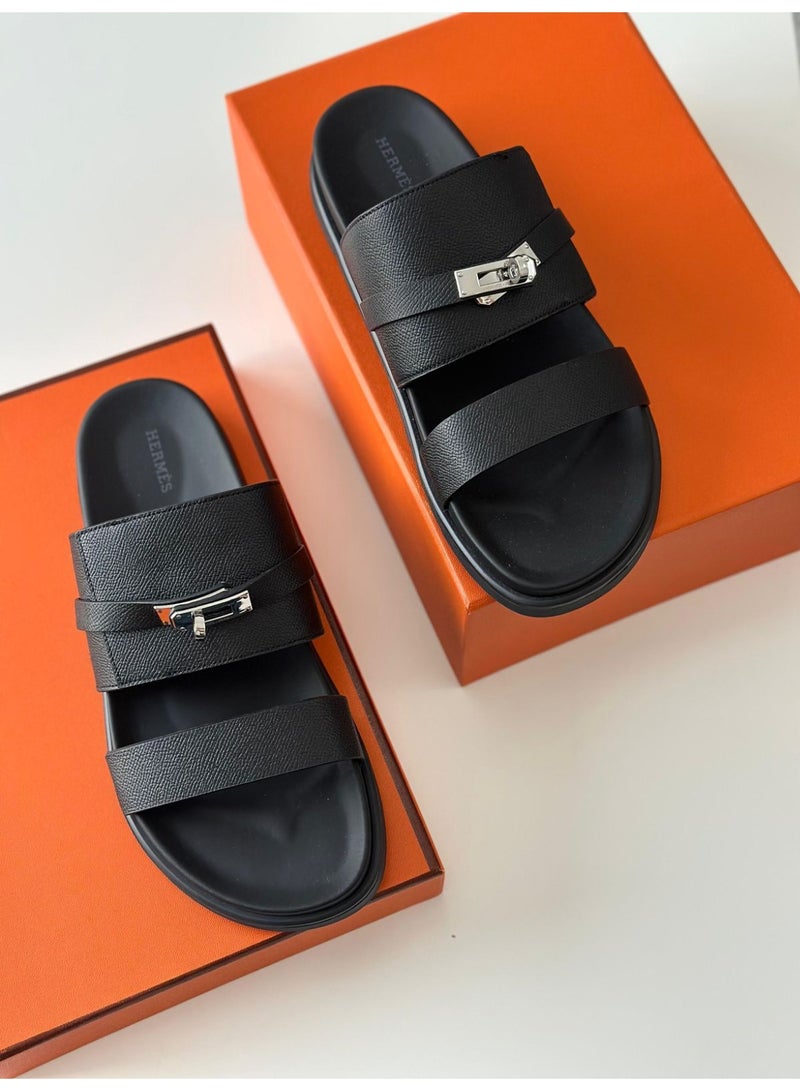 Hermes H24 Jackson Slide Mens Sandal - Image 1