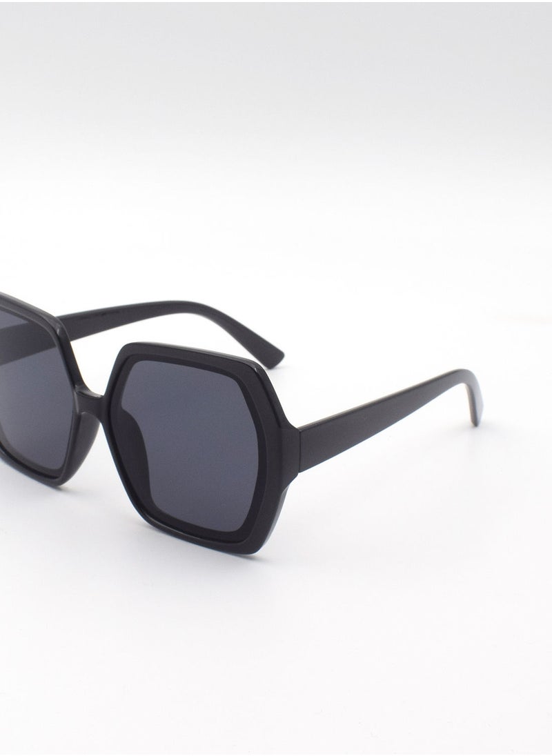 STYLEYEZ نظارات شمسية سداسية الشكل EE20X058-1  - Image 4