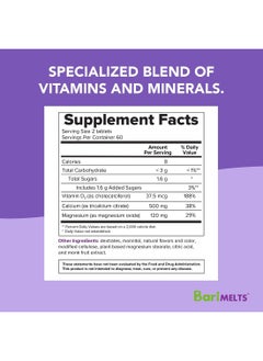 BariMelts Calcium Citrate Bariatric Vitamins  - Image 5