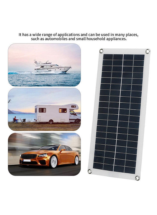 Portable 300W Solar Flexible Panel Kit 12/24V Switch USB Charging Interface Solar Board With Controller Waterproof Solar Cells for Phone RV Car