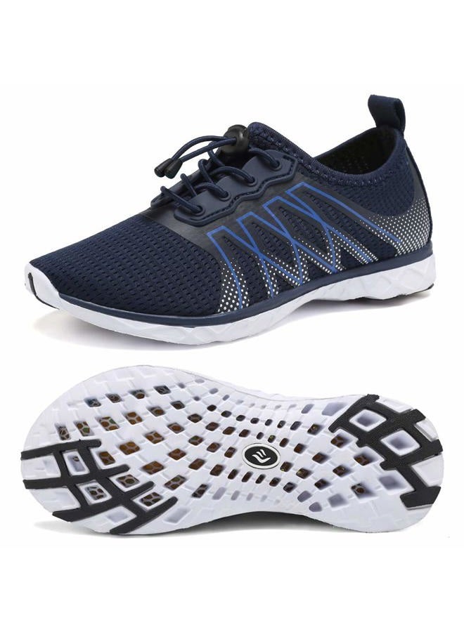 CIOR Boys & Girls Water Shoes Quick Drying Sports Aqua Athletic Sneakers Lightweight Sport Shoes(Toddler/Little Kid/Big Kid) U1ELJSX005-Navy-36 - Image 1