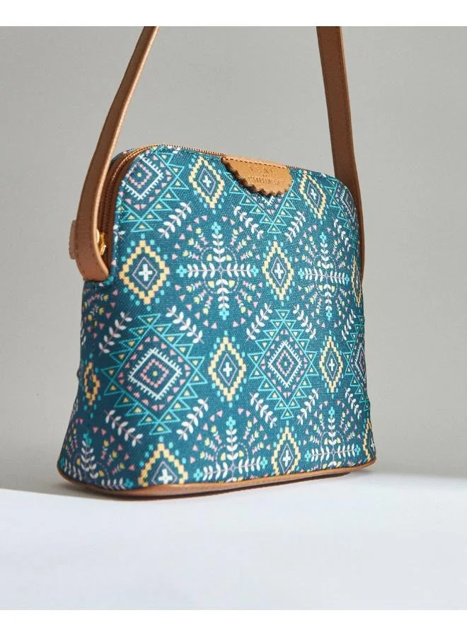 Chumbak  Teal by Chumbak Mexico Aztec Sling Bag for Women | Best Price UAE