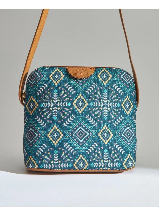 Chumbak  Teal by Chumbak Mexico Aztec Sling Bag for Women | Best Price UAE