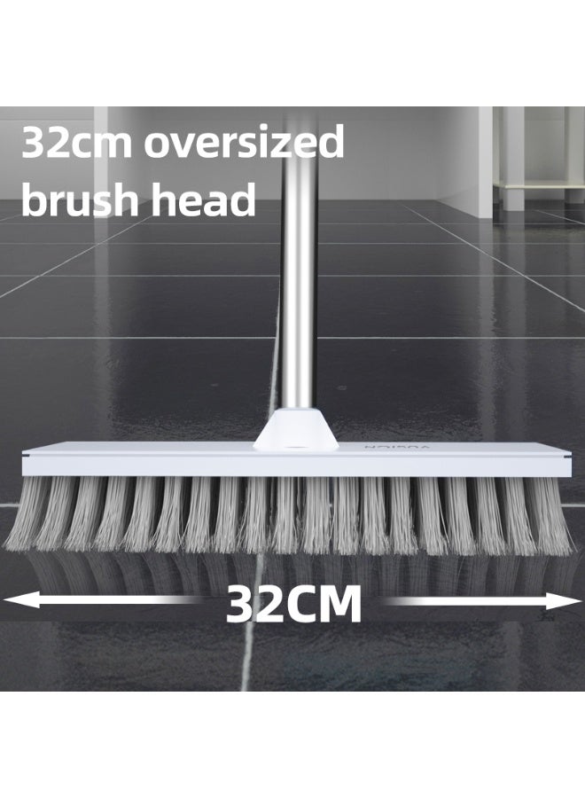 VUSIGN Multi-Use Floor Brush – Stiff Bristle Scrubbing Brush for Tiles, Decks, and Bathrooms  - Image 3