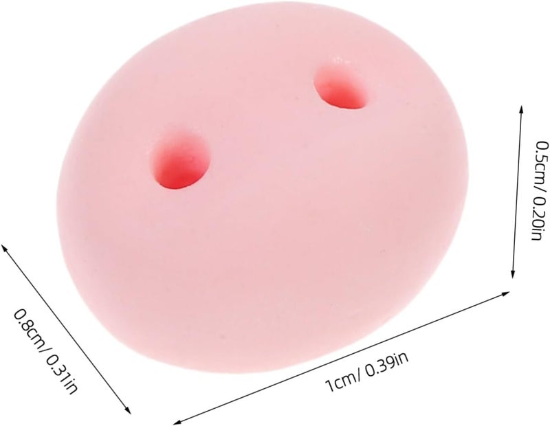 IWOWHERO 50pcs Plush Doll Accessory Kit Pig Nose Resin for Halloween Boys and Girls Clown DIY Crafts Stuffed Animals - Image 2
