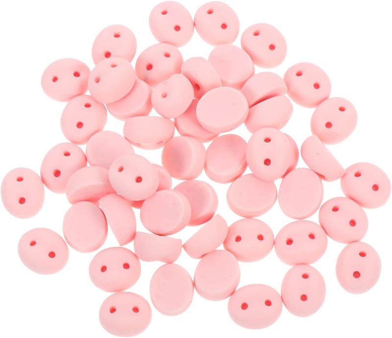 IWOWHERO 50pcs Plush Doll Accessory Kit Pig Nose Resin for Halloween Boys and Girls Clown DIY Crafts Stuffed Animals - Image 1
