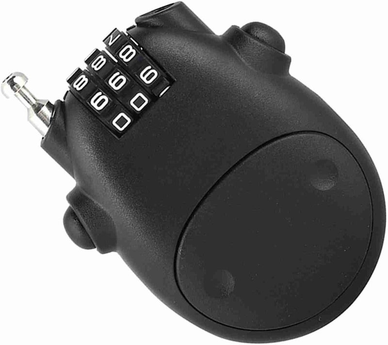 3 Digit Code Combination Pram Lock Pushchair Stroller Password Security Coded Lock 3 Dial Combination L Code LockPassword LockSecurity Coded LockPram LockStroller (Black) - Image 1