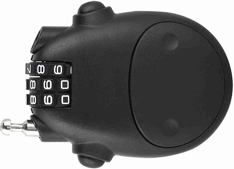 3 Digit Code Combination Pram Lock Pushchair Stroller Password Security Coded Lock 3 Dial Combination L Code LockPassword LockSecurity Coded LockPram LockStroller (Black) - Image 5