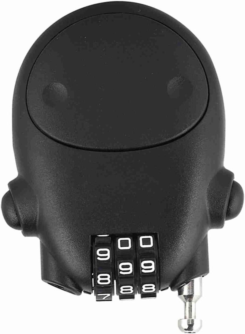 3 Digit Code Combination Pram Lock Pushchair Stroller Password Security Coded Lock 3 Dial Combination L Code LockPassword LockSecurity Coded LockPram LockStroller (Black) - Image 4