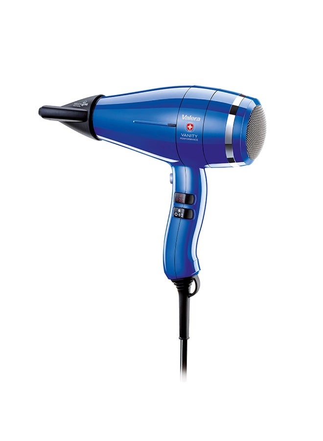 Valera Valera Hair Dryer Vanity Performance Blue, 2400W AC, 2 nozzle, Ions generator, Smart Airflow Tech, 6 temp control and cold air - 586.12 Blue - Image 3
