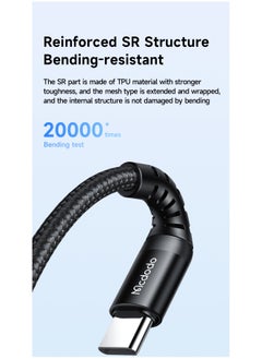 Mcdodo MCDODO USB-C to USB-C 60W PD Fast Charging Cable with High-Density Nylon and Aluminum Alloy, Break and Bending Resistant, Compatible with iPhone 15, iPad S24 Series, MacBook, Oppo, and Huawei  - Image 3