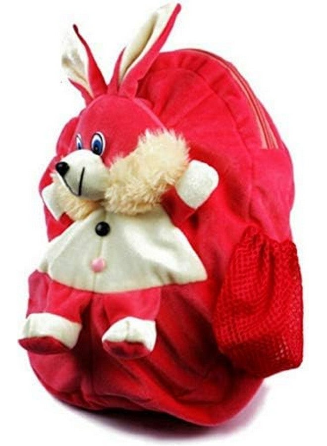 blue tree Cute Kids Backpack Toddler Bag Plush Animal Cartoon Mini Travel Bag For Baby Girl Boy 1-6 Years (Rabbit), 10 liter,Red - Image 5