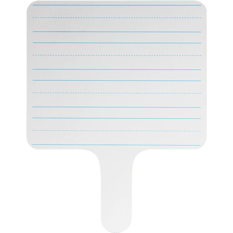 Flipside Products Rectangular Lined Dry Erase Answer Paddles, Double-Sided, Auction, Handheld Whiteboard, Handle Response Board, Classroom Dry Erase, Writing Practice, Pack of 24 - Image 5