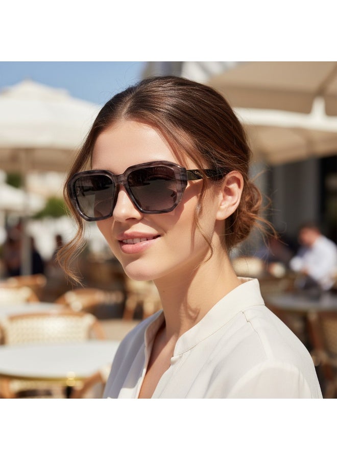 CHANEL sunglasses with a square frame and modern design, code 9 - Image 2
