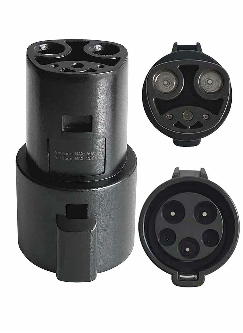 Y&D - J1772 to Tesla Charging Adapter, 80A/240 VAC, IP54 SAE EV Charger Adapter Compatible with Model 3/Y/S/X, Only for Owners - Image 1