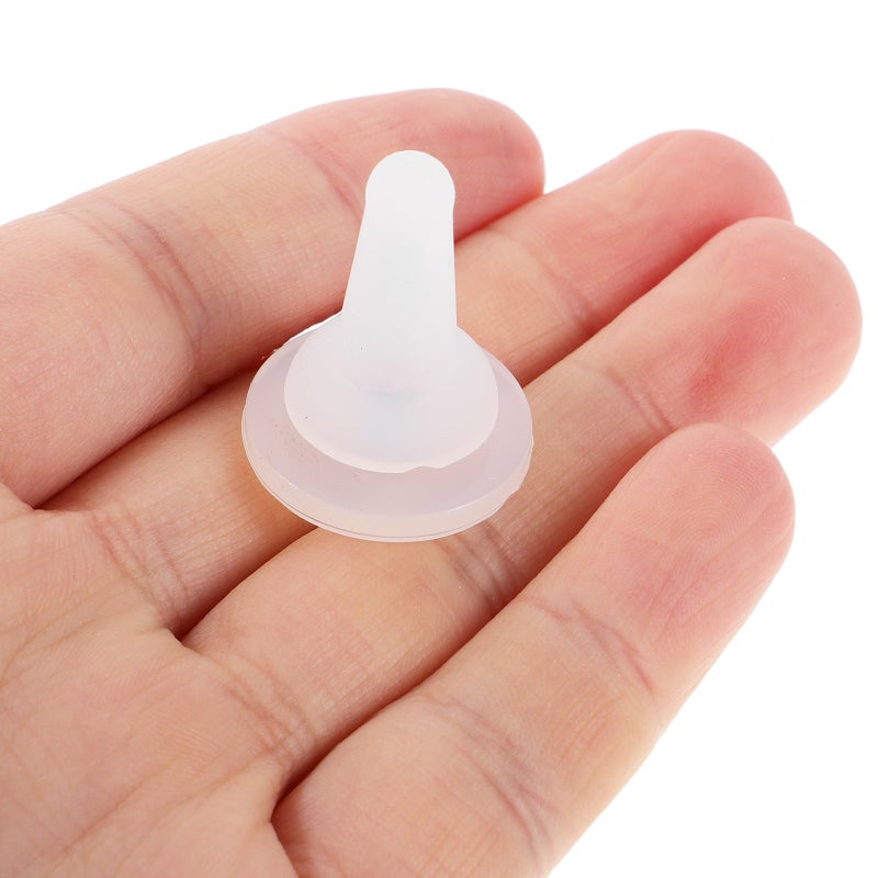 50pcs Small Pet Nursing Bottle Soft Silicone Transparent Pacifiers For Puppies Kittens And Small Animals Safe Feeding - Image 2
